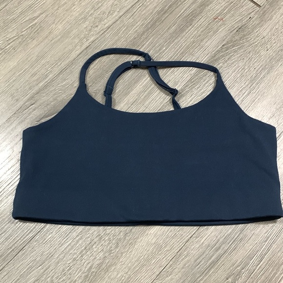 Girlfriend Collective “The Float Juliet” Bra in Midnight Navy Blue size L - Picture 1 of 8